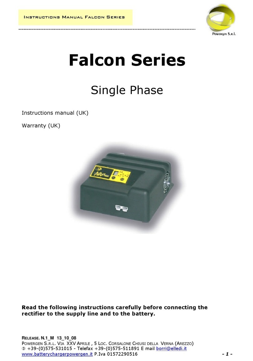 Powergen Falcon Series instruction manual