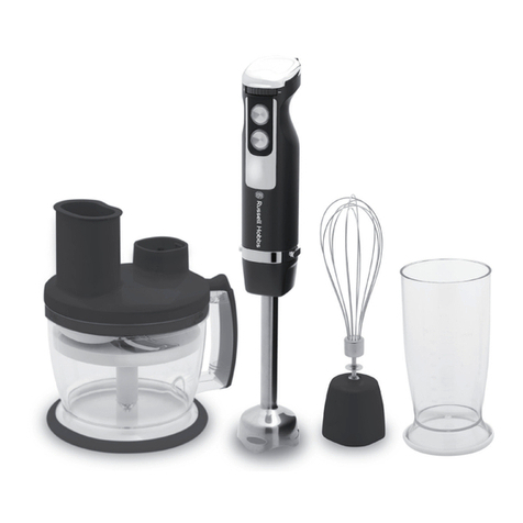 Russell Hobbs GRAPHITE RHSM3000 Installation instructions manual