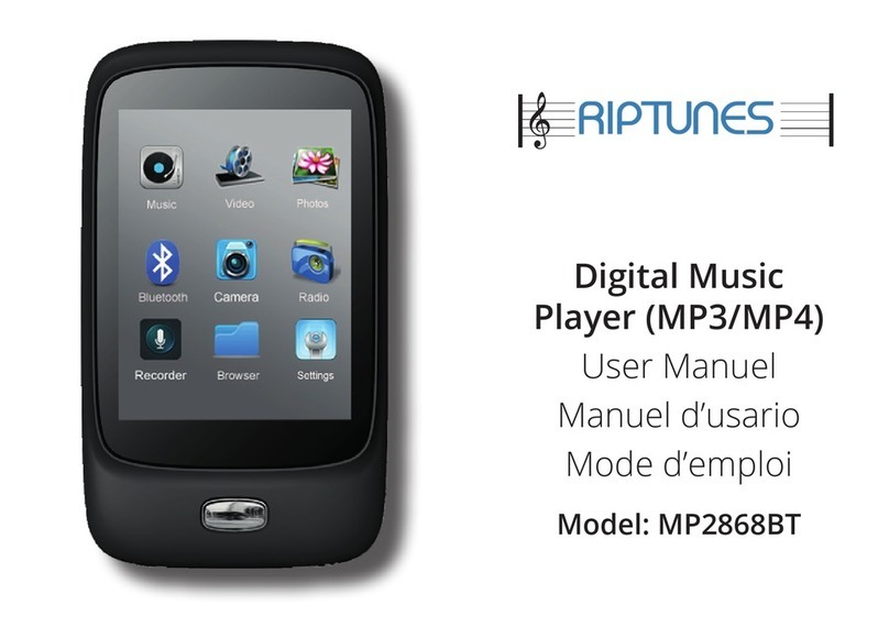 RIP TUNES MP2868BT User manual