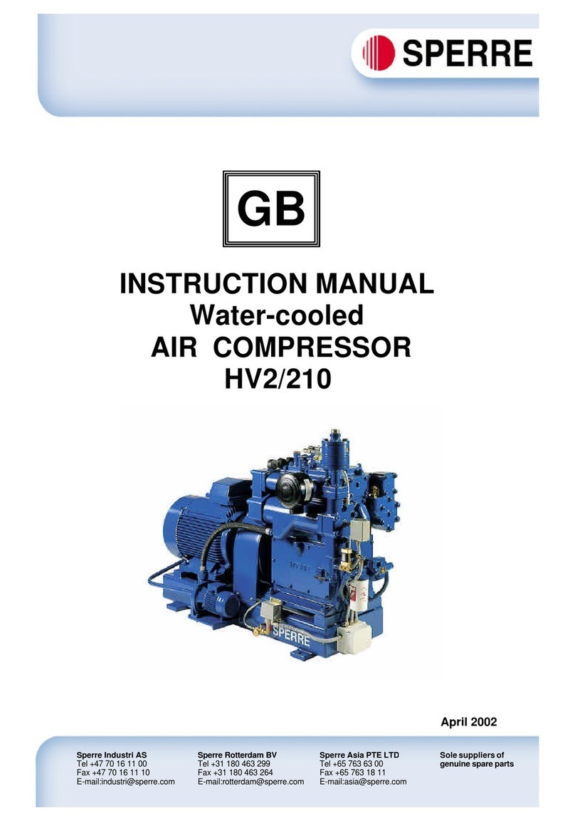 Sperre HV2/210 instruction manual
