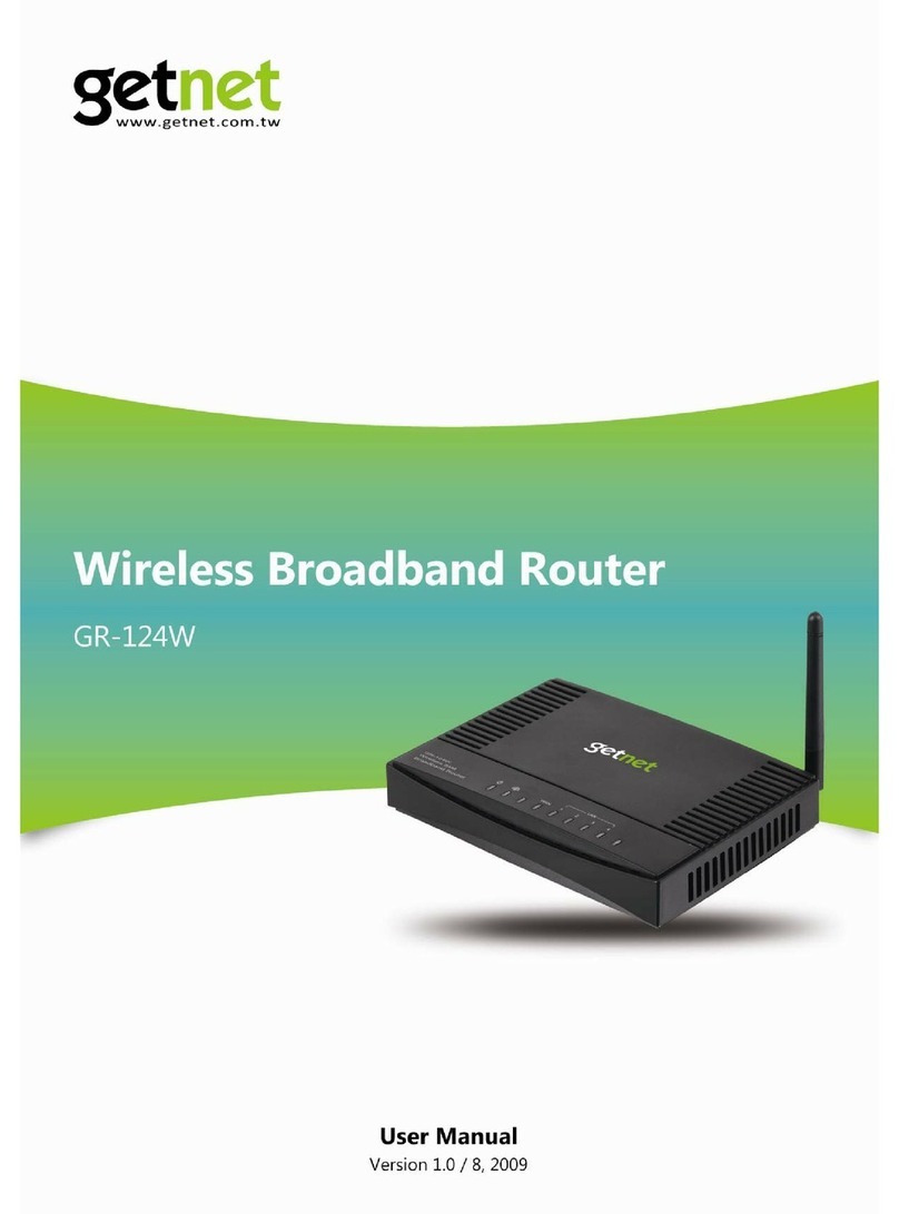 Getnet GR-124W user manual
