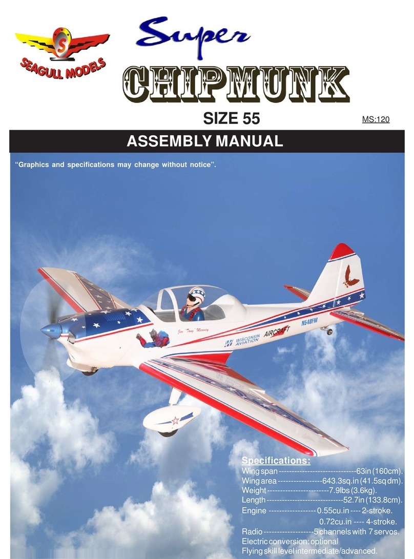 Seagull Models Super chipmunk Size 55 User manual Seagull Models Super chipmunk Size 55 User manual