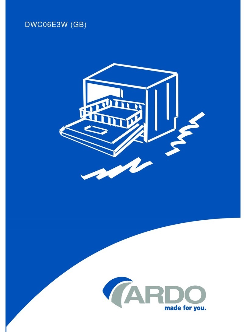 Ardo DWC06E3W GB User manual