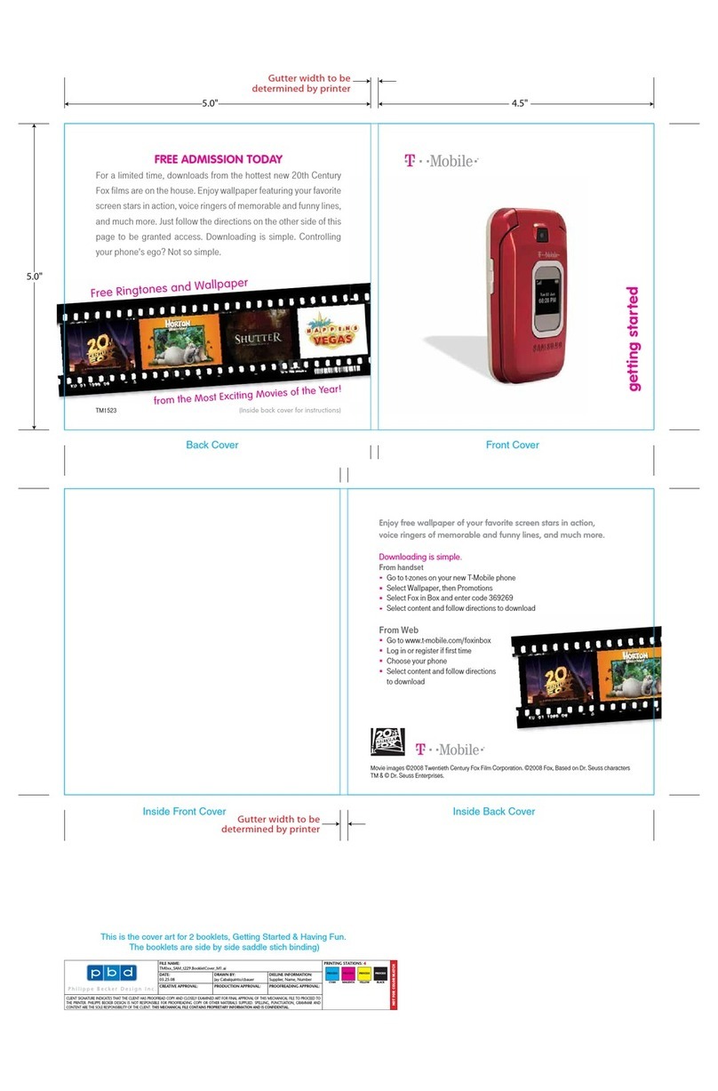 Samsung T-Mobile t229 User manual Samsung T-Mobile t229 User manual