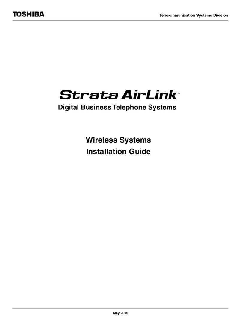 Toshiba Strata AirLink User manual