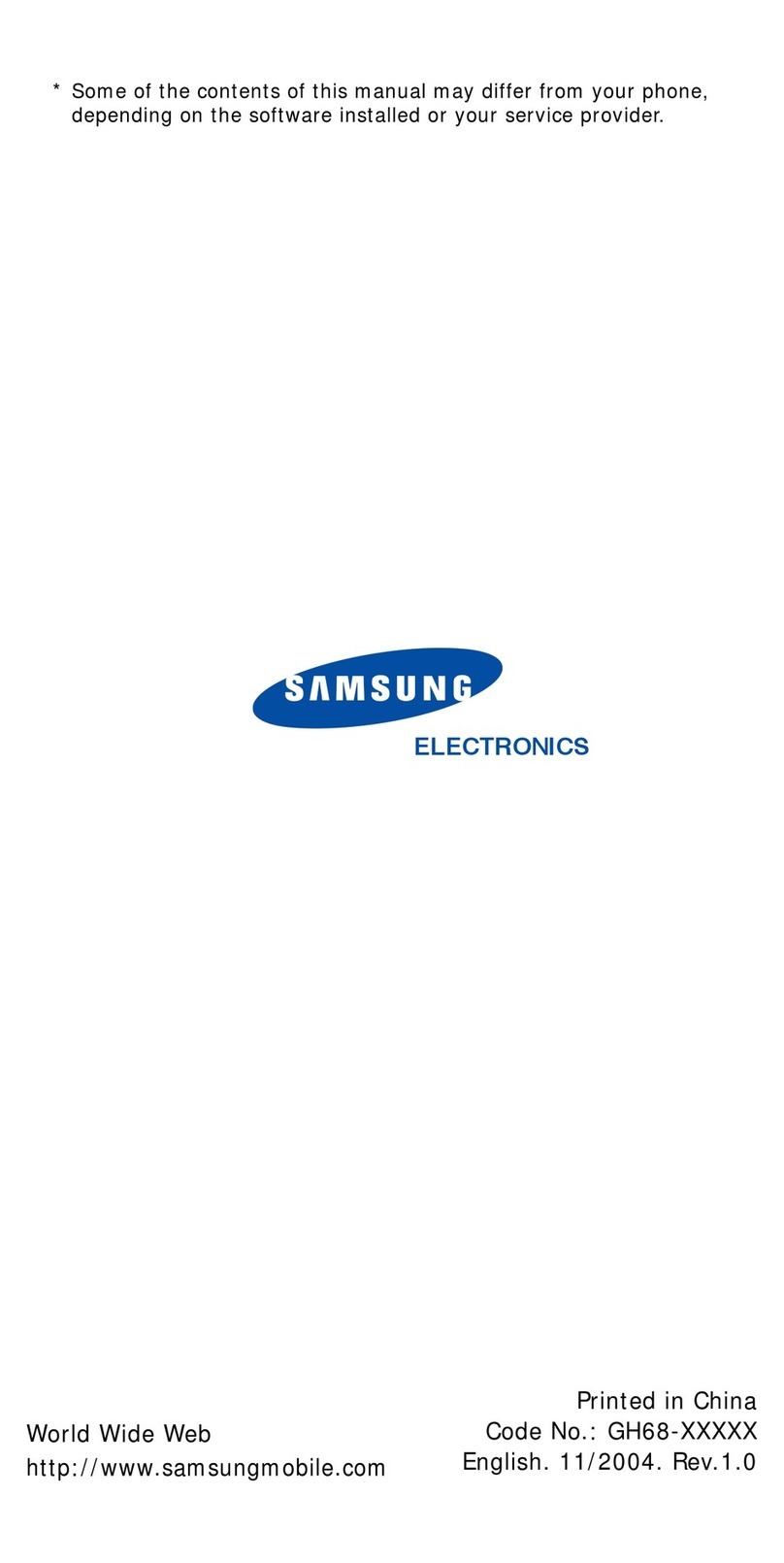 Samsung Qwest SPH-a680 User manual