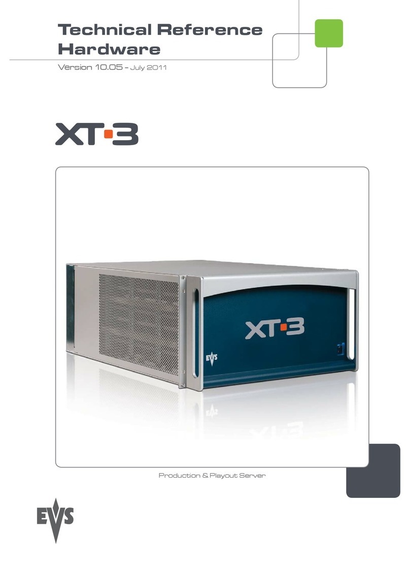 EVS XT-3 Use and care manual