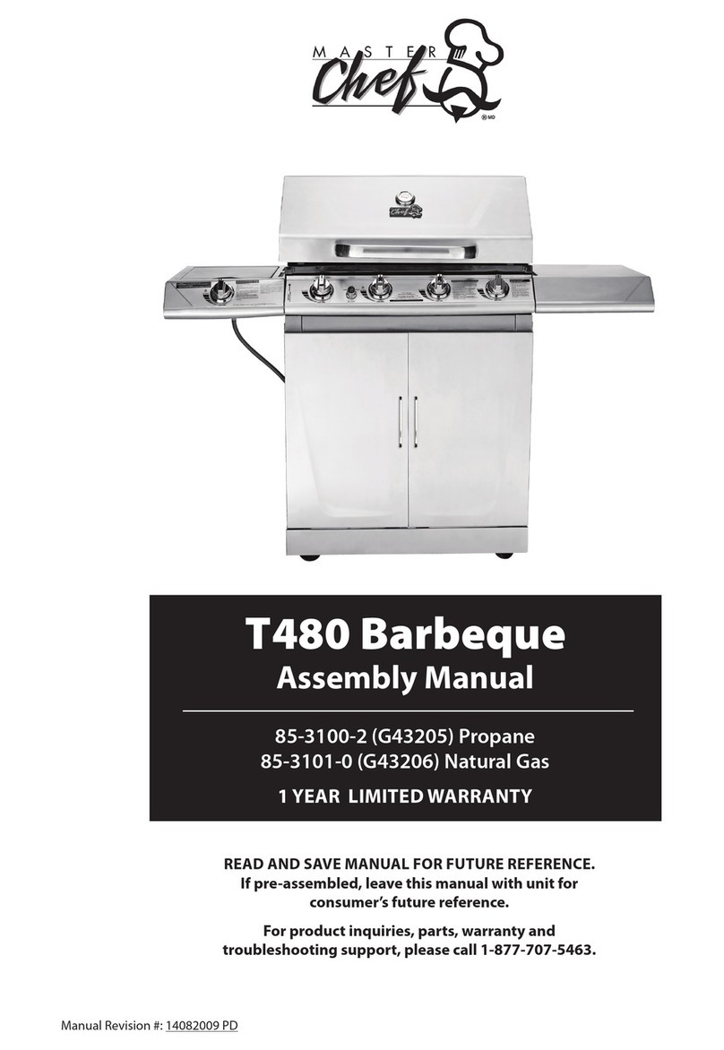 MasterChef T480 User manual MasterChef T480 User manual