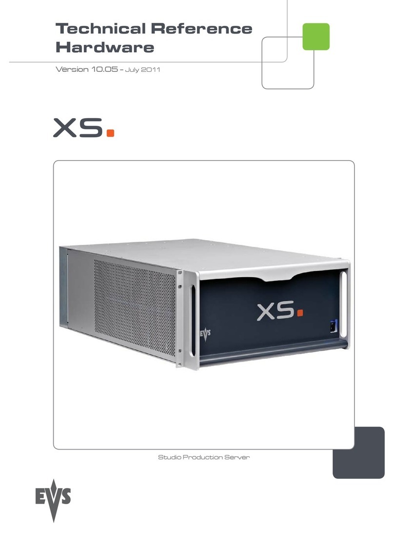 EVS XS Technical reference hardware manual