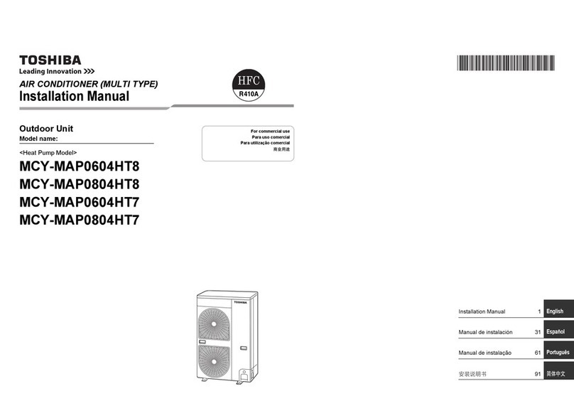 Toshiba MCY-MAP0604HT8 User manual