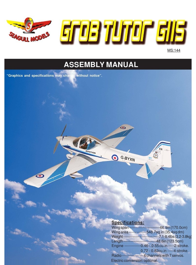 Seagull Models GROB TUTOR G115 User manual