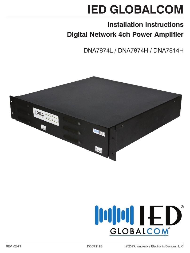 IED Globalcom DNA7874L User manual