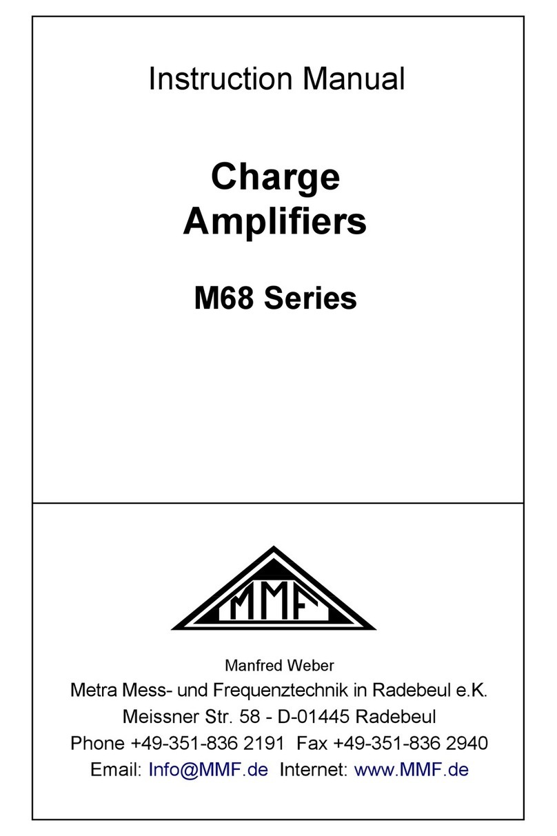 MMF M68 Series instruction manual