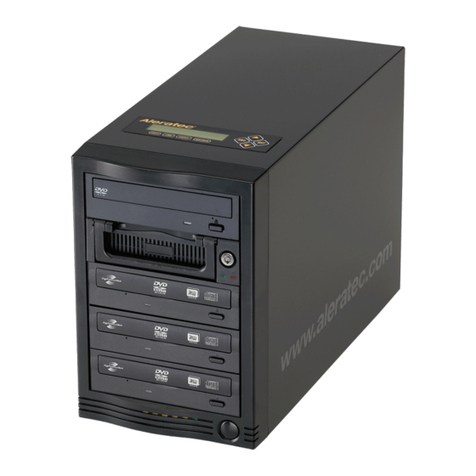 Aleratec 1:3 DVD/CD LightScribe Duplicator SA User manual Aleratec 1:3 DVD/CD LightScribe Duplicator SA User manual