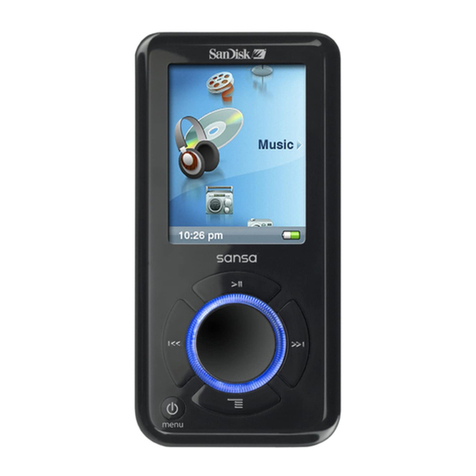 SanDisk Sansa e200 Assembly instructions