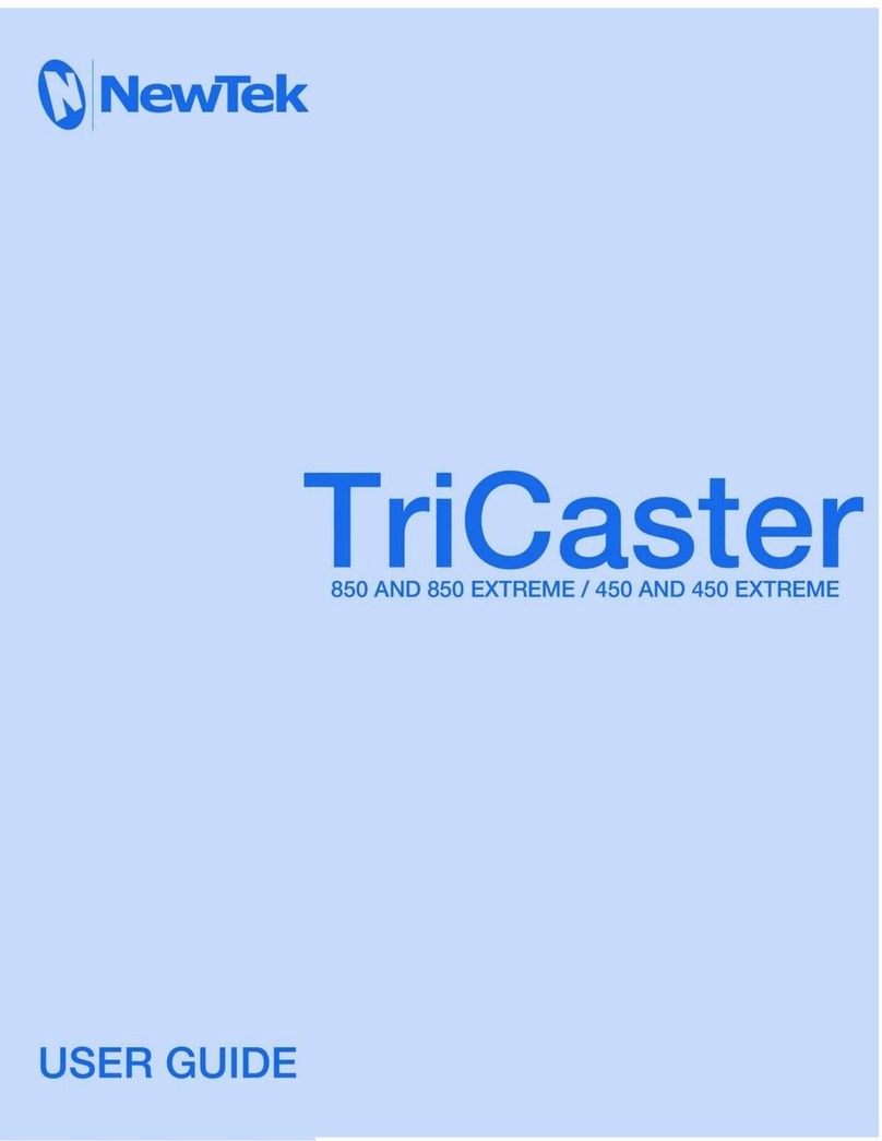 NewTek TriCaster 850 Extreme user guide