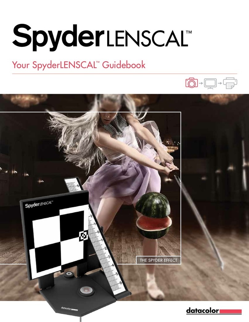 Datacolor SpyderLENSCAL Manual guide