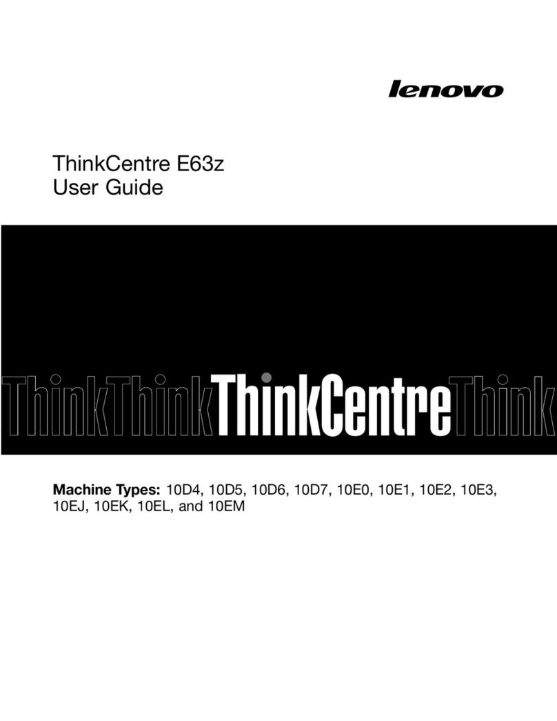 Lenovo ThinkCentre E63z User manual