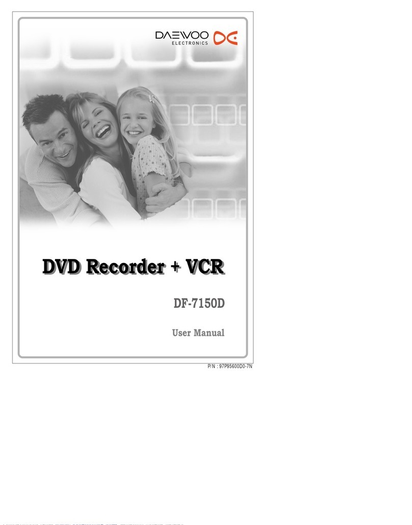DAEWOO ELECTRONICS DF-7150D user manual
