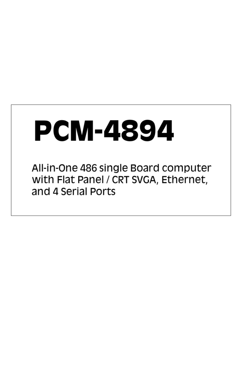 Aaeon PCM-4894 user manual