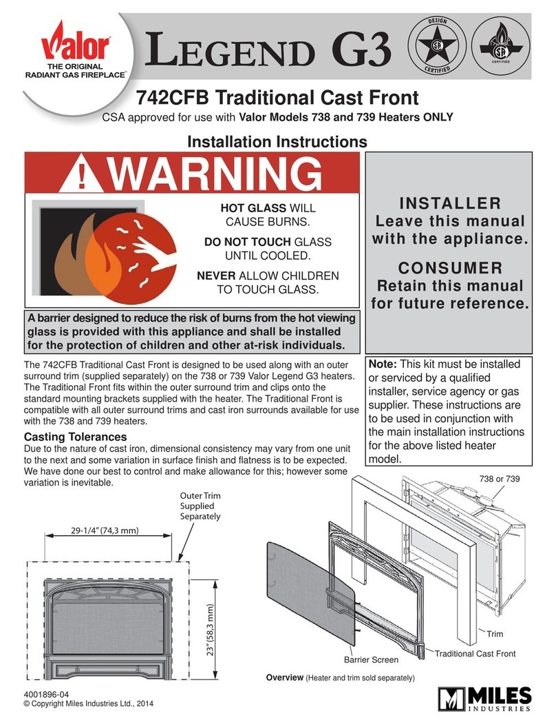 Valor Legend G3 742CFB User manual Valor Legend G3 742CFB User manual