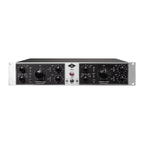 Universal Audio 2-610 user manual