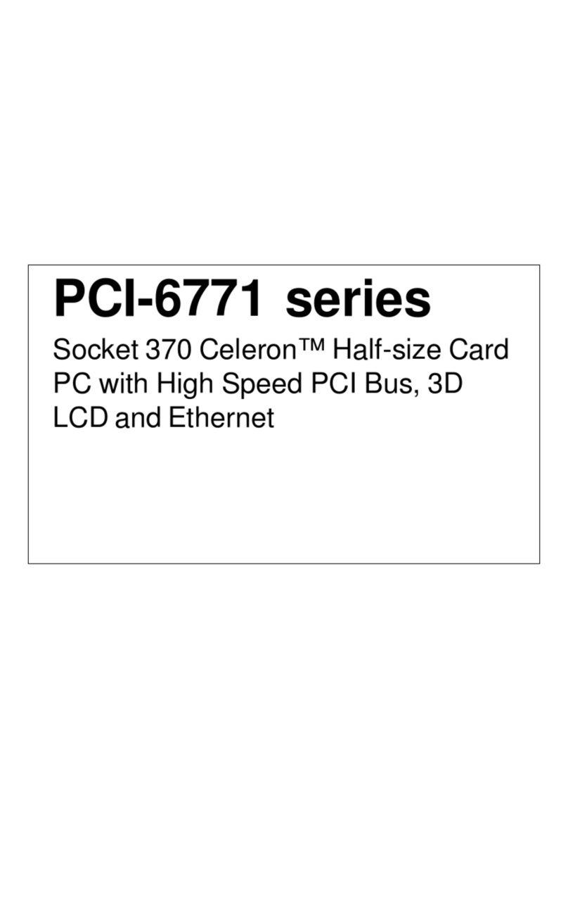 Advantech PCI-6771 series user manual