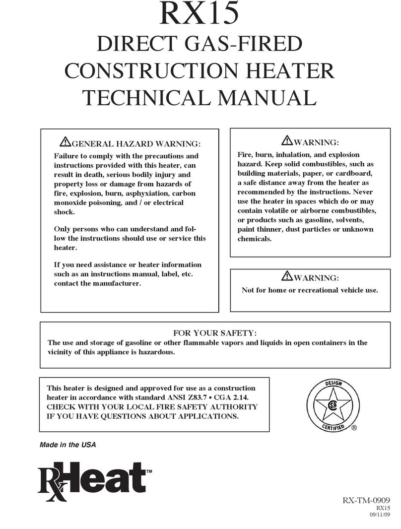 RX Heat RX15 Technical manual