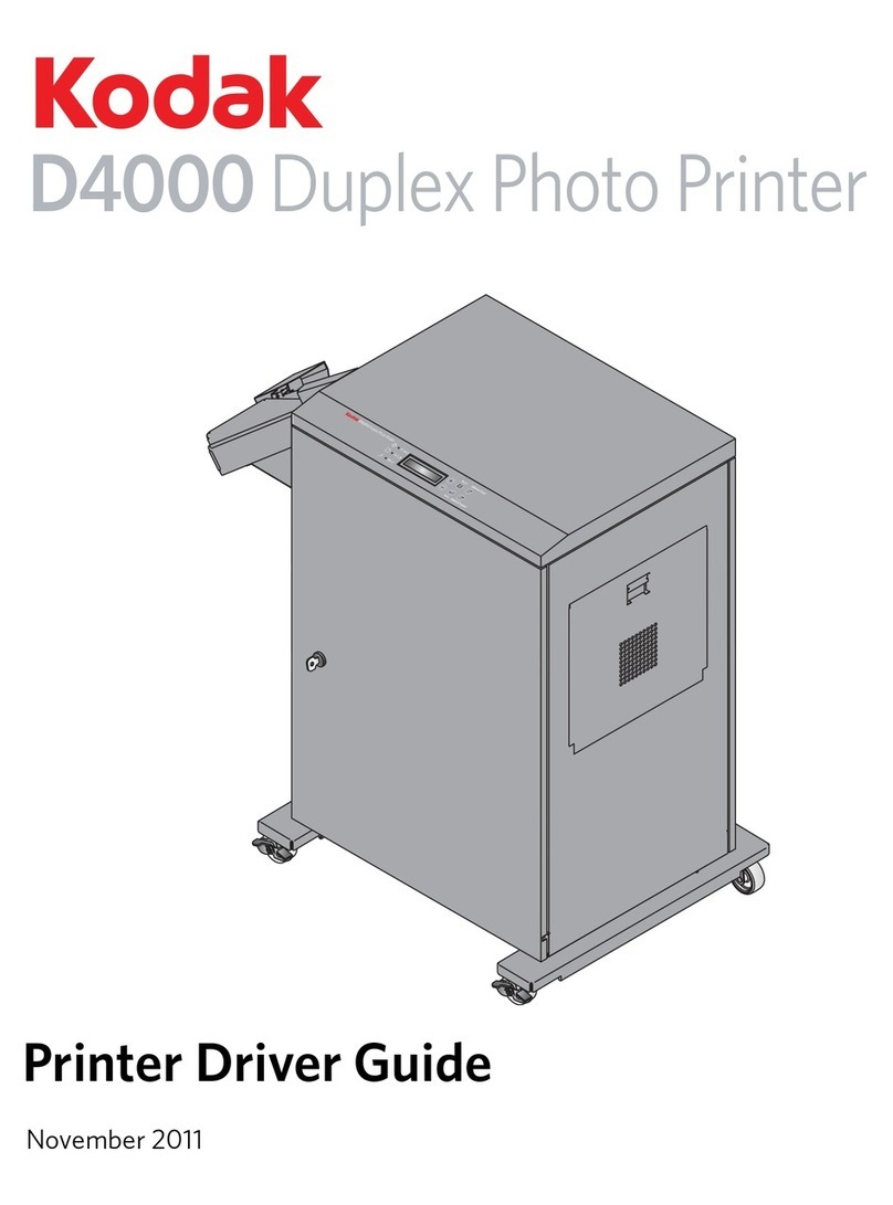 Kodak D4000 Installation and operation manual