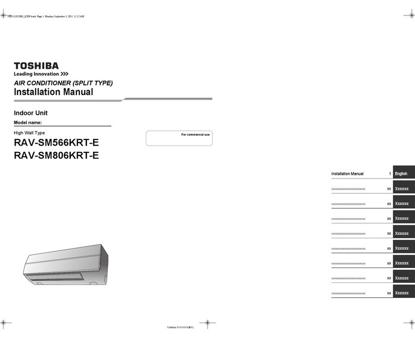 Toshiba RAV-SM566KRT-E User manual