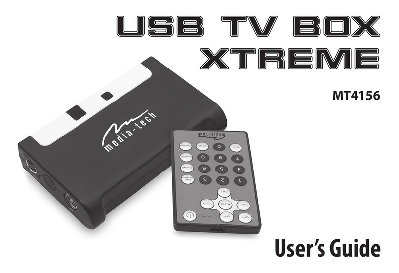 MediaTech MT4156 USB TV BOX XTREME User manual