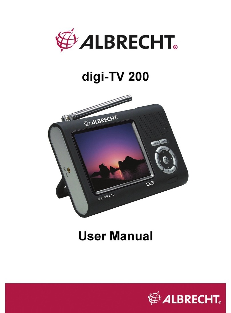 Albrecht digi-TV 200 User manual