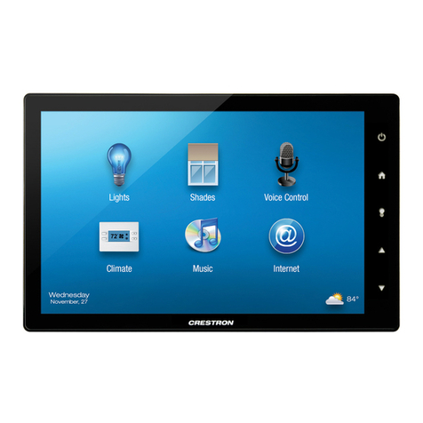 Crestron TSW-1052 User manual