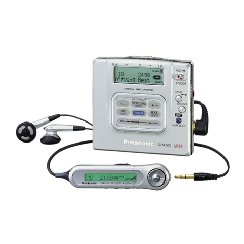 Panasonic SJ-MR220 Service manual