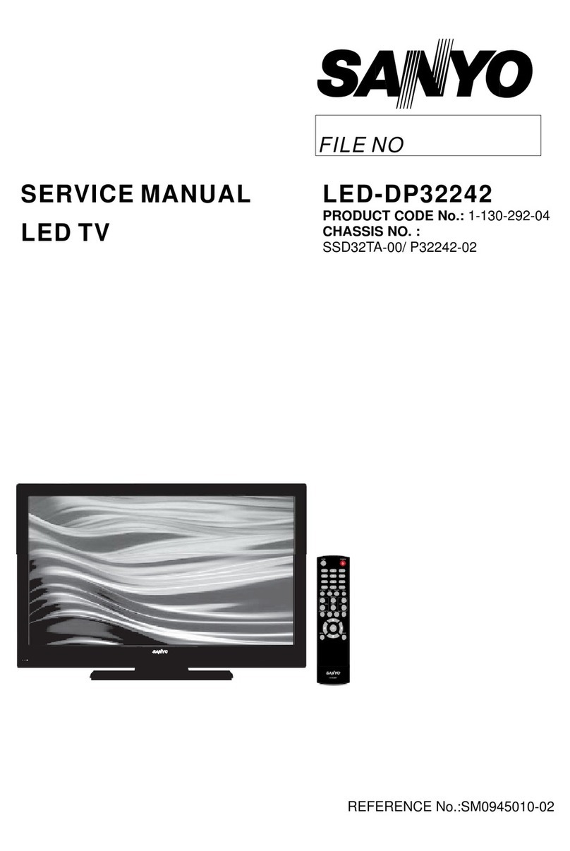 Sanyo LED-DP32242 User manual
