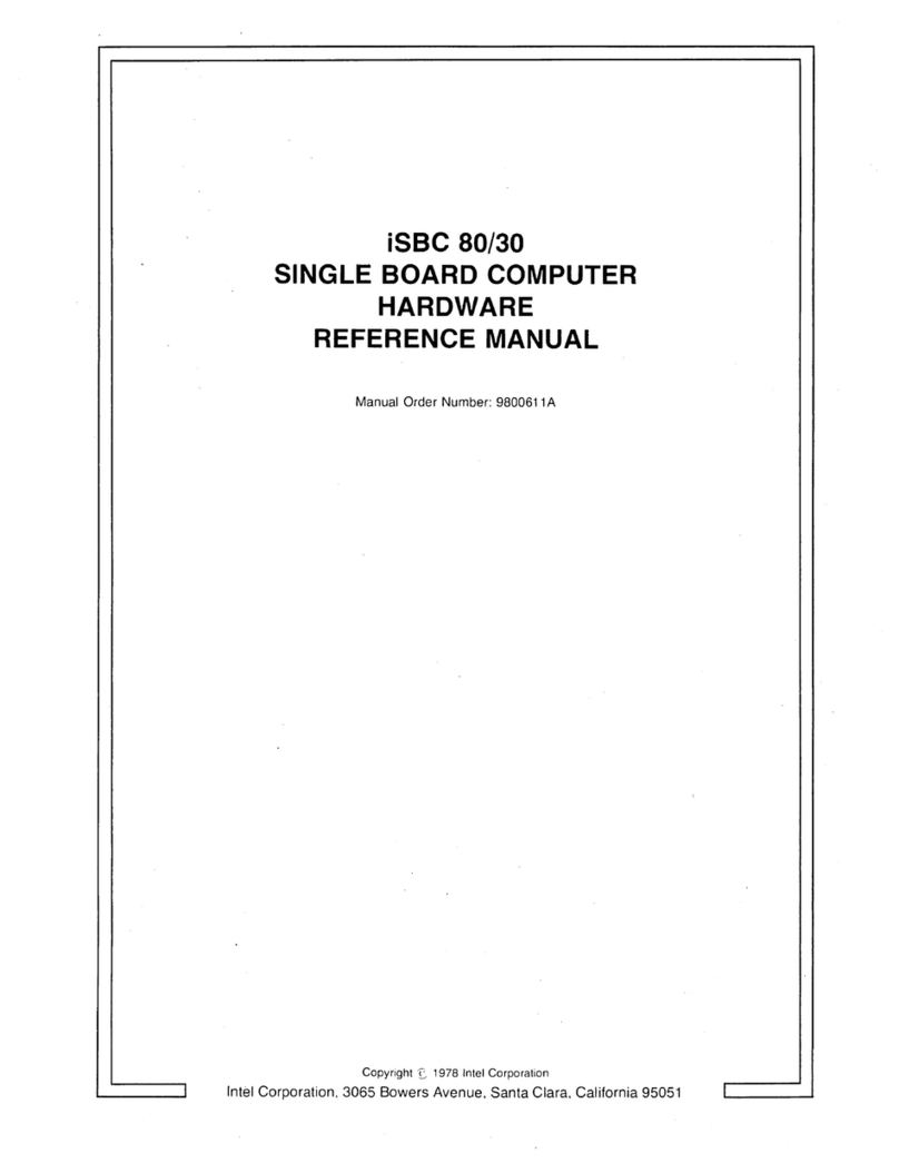 Intel iSBC 80 Quick user guide