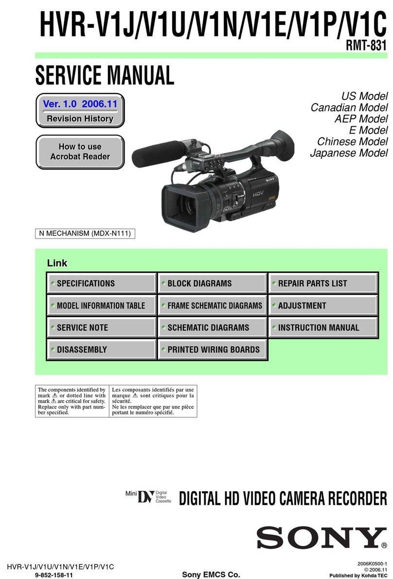 Sony HVR-V1J User manual