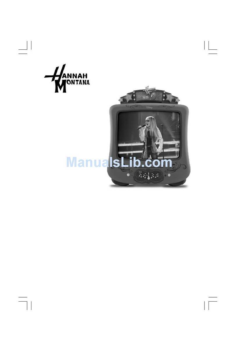 Hannah Montana HM1310ATVD user guide