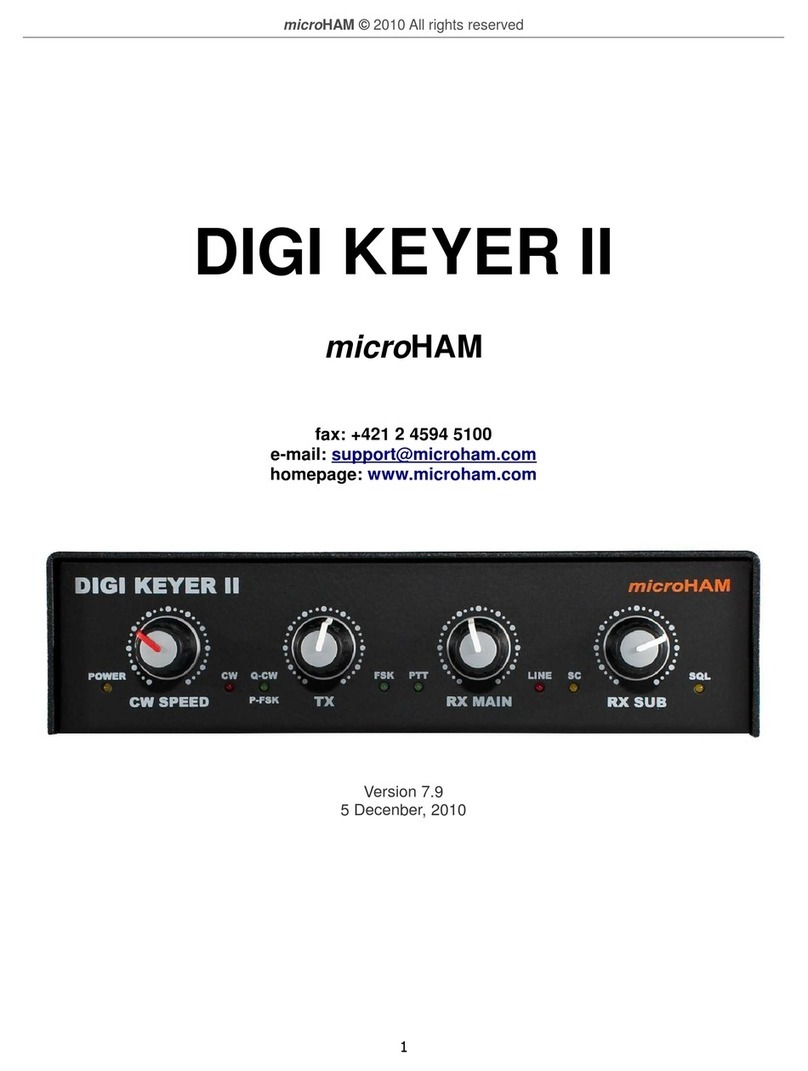 microHAM Digi Keyer II instruction manual