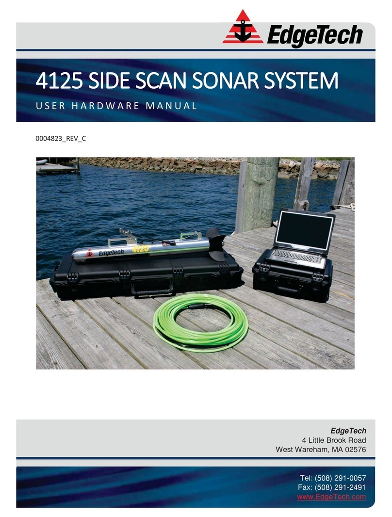 Edgetech 4125 SIDE SCAN User manual