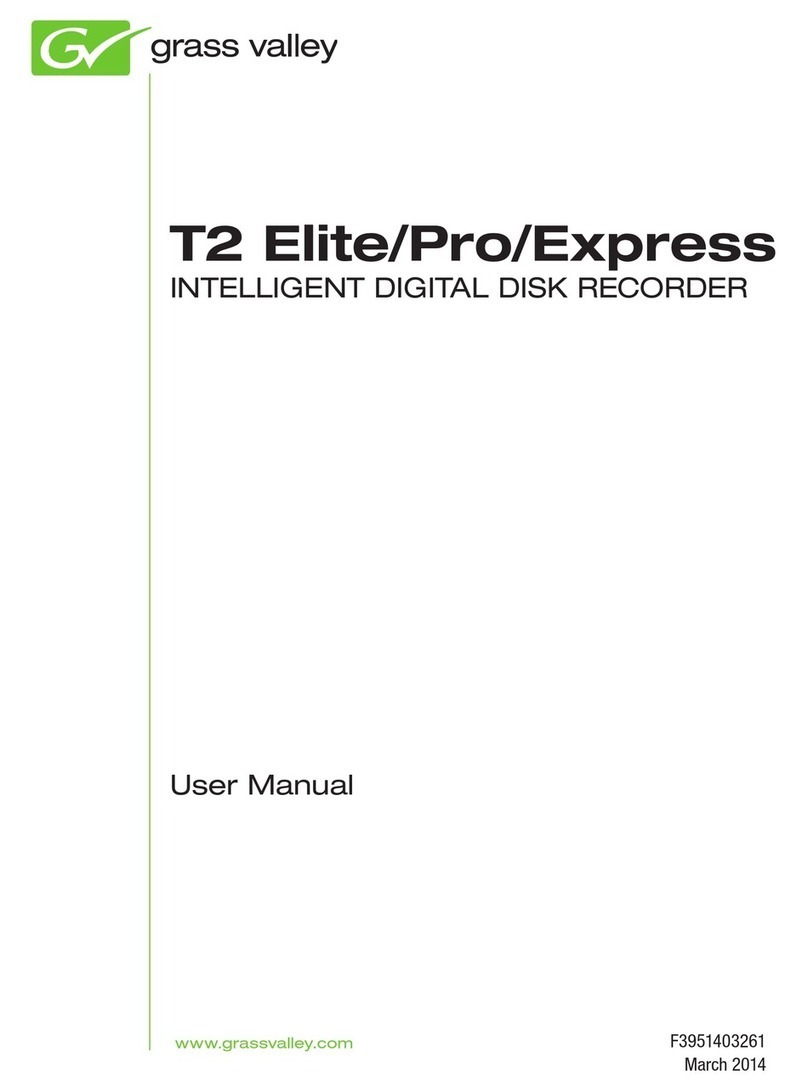 GRASS VALLEY T2 Elite User manual