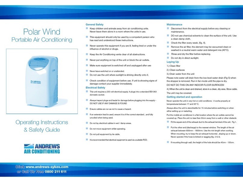 andrews Polar Wind Product information sheet