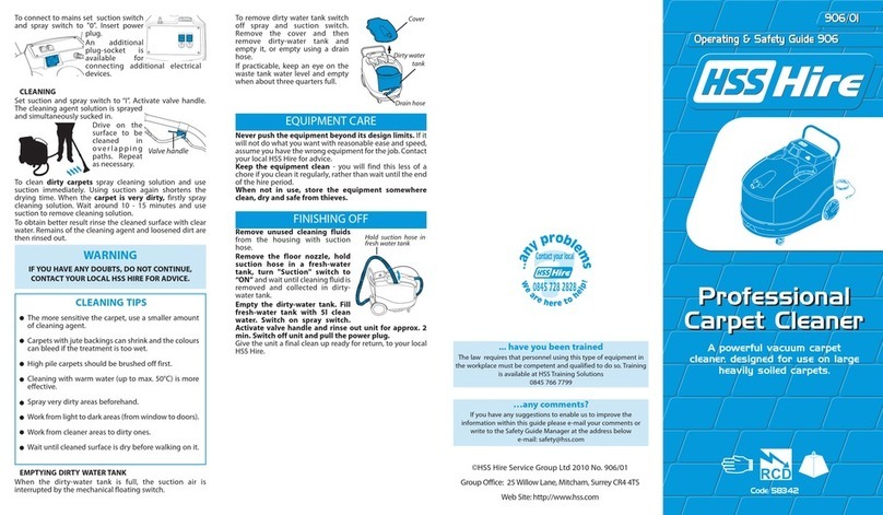 HSS Hire 906 operating guide