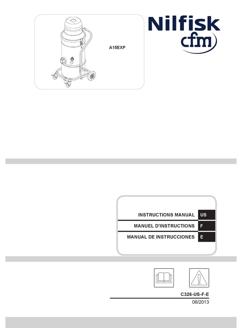 Nilfisk-Advance A15EXP User manual