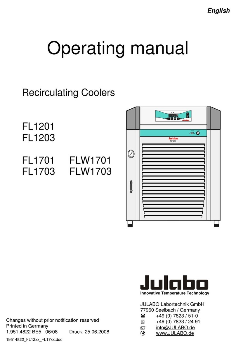 Julabo FL1201 operating manual