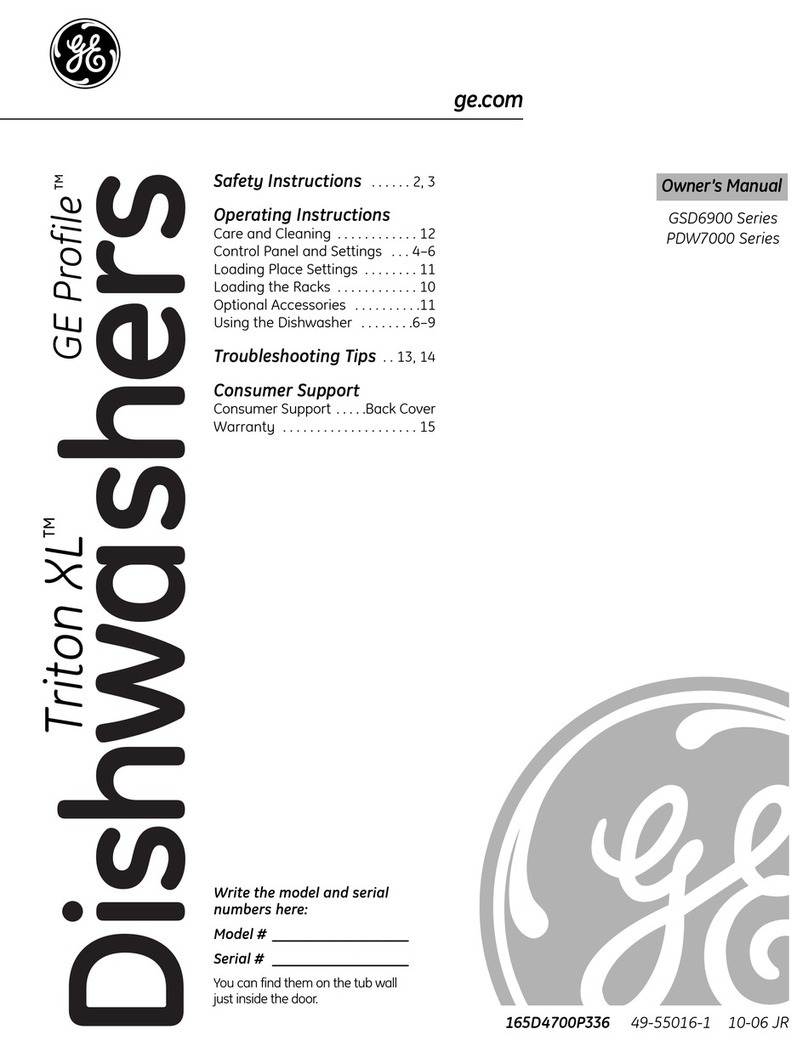 GE Triton XL GSD6900 Series User manual