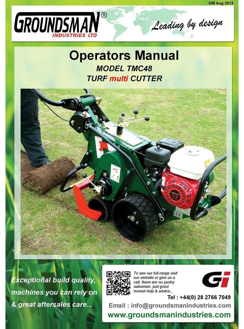 Groundsman TMC48 Operator's manual