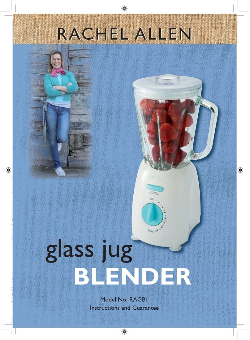 Rachel Allen RAGB1 Product information sheet