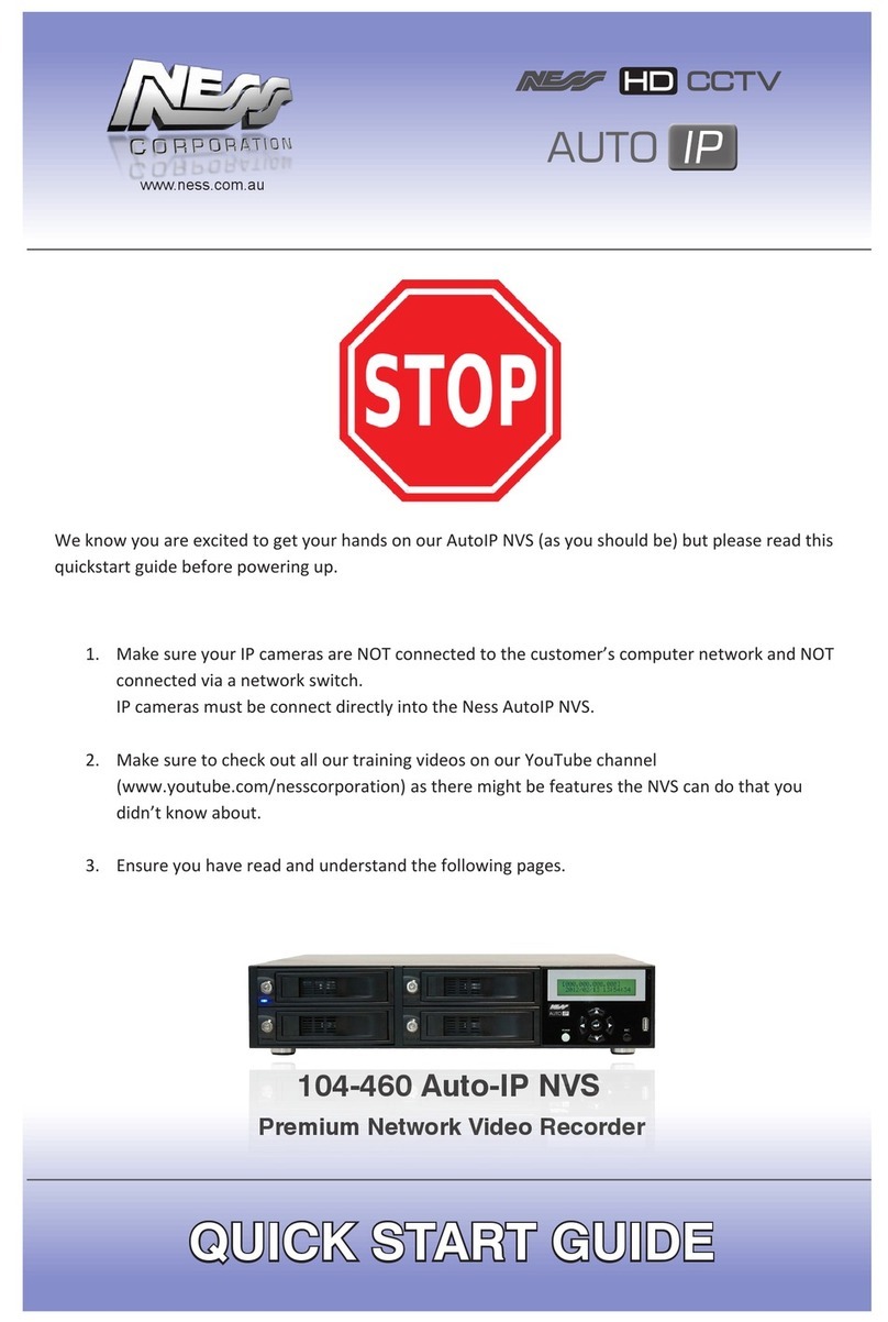Ness 104-460 Auto-IP NVS User manual