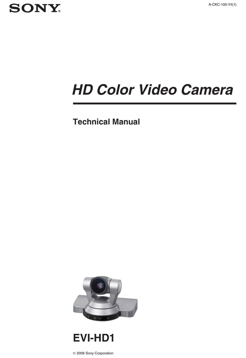 Sony EVI-HD1 Technical manual